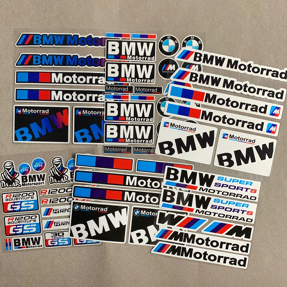 Bmw Motorrad Motorsport 標誌徽章貼紙反光摩托車車身油箱貼花適用於寶馬摩托車 [有貨]