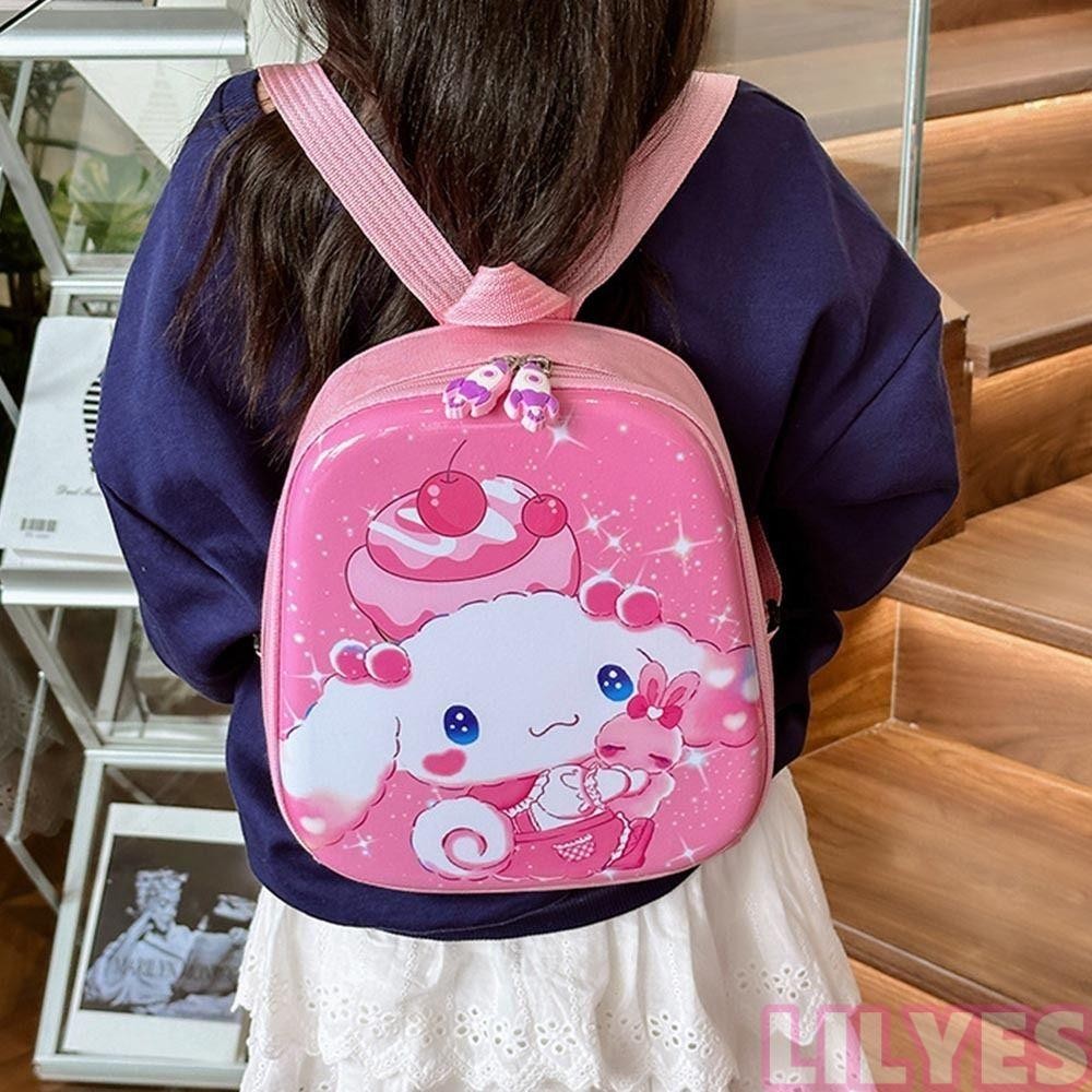 LILYES兒童書包,韓版風格肉桂卡通KuromiMelody背包,帕恰科大容量可愛單肩包女孩