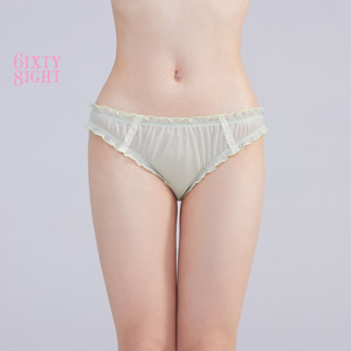6IXTY8IGHT Liz SOLID, 比基尼內褲女 低腰 纖維布料 透氣舒適 蕾絲拼接 性感柔軟 PT14373