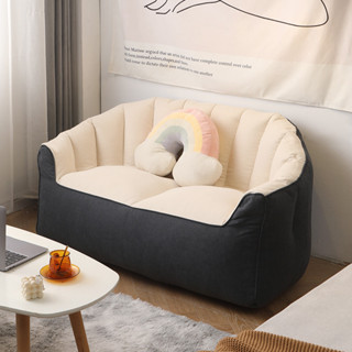 「Baby Time」陽臺躺臥雙人豆袋臥室榻榻米 簡易經濟型宿捨榻榻米 超軟沙發 休閒椅 出租房可愛沙發 雙人沙發