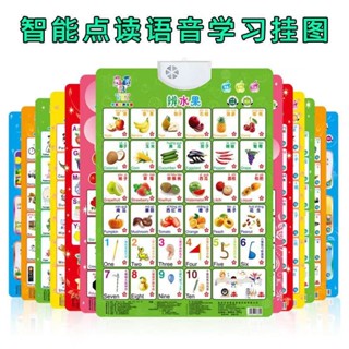 識字掛圖 Literacy poster【8598人好評】兒童學拼音有聲掛圖一年級聲母韻母認讀拼讀訓練神器牆貼學習玩具