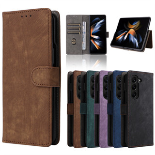 ✅臺灣現貨✅三星 Samsung Galaxy Z FOLD5 Z FOLD3/4 插卡防盜刷防摔手機殼保護皮套