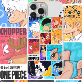 動漫Q版航海王全員適用於蘋果16PRO手機殼iPhone15/14情侶13mini透明11全包7p卡通xsmax防摔軟殼