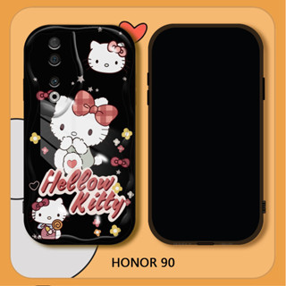 For Honor 90 Lite 5G 20 50 SE 卡通(Hello Kitty)手機殼防震軟矽膠波邊後蓋外殼