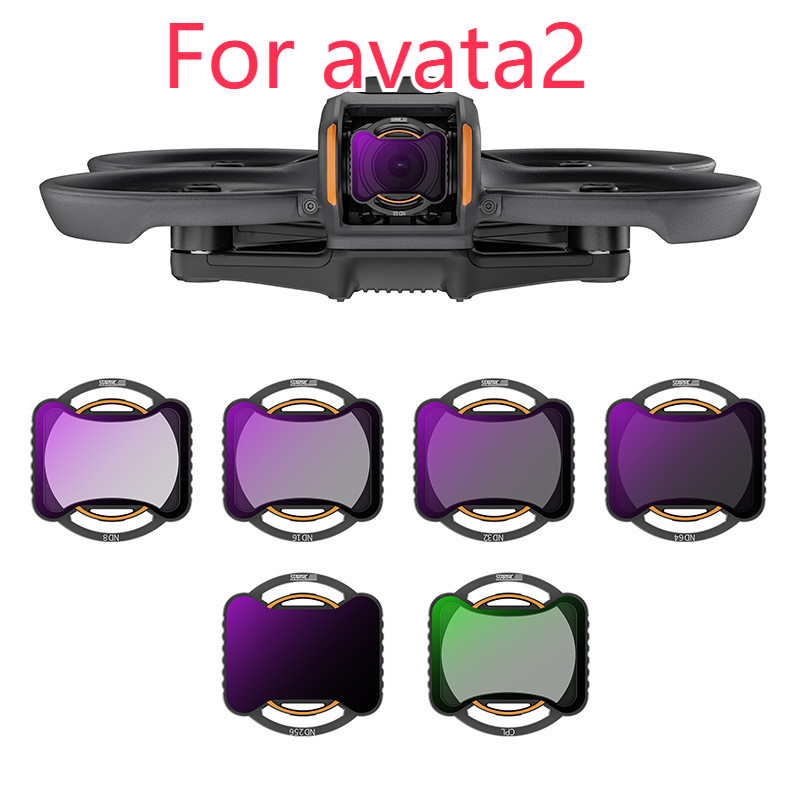 Startrc適用於dji DJI Avata2濾鏡橫機套裝雲台相機鏡頭無人機配件