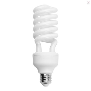 螺旋熒光燈泡 45W 5500K 日光 E27 插座節能工作室攝影影片照明 220V