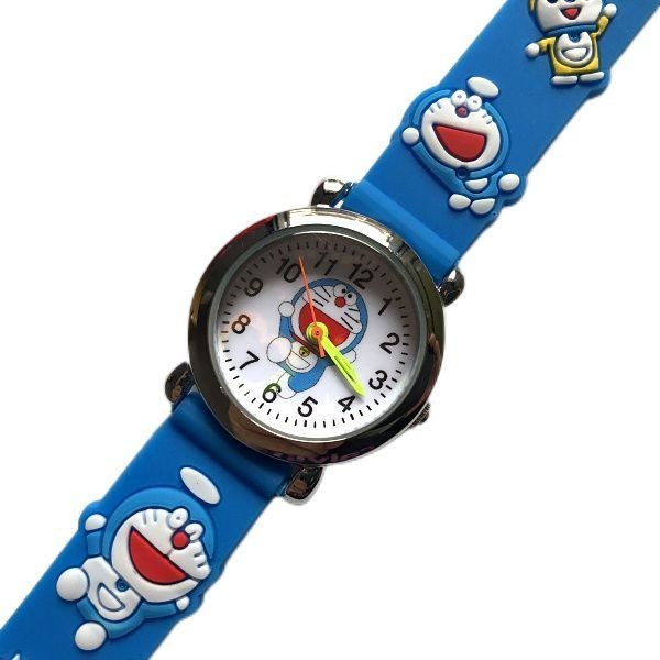 【熱銷】2021新款叮噹貓卡通膠帶手錶 哆啦A夢卡通電子手錶兒童玩具手錶 學生黨 上班族 生日禮物