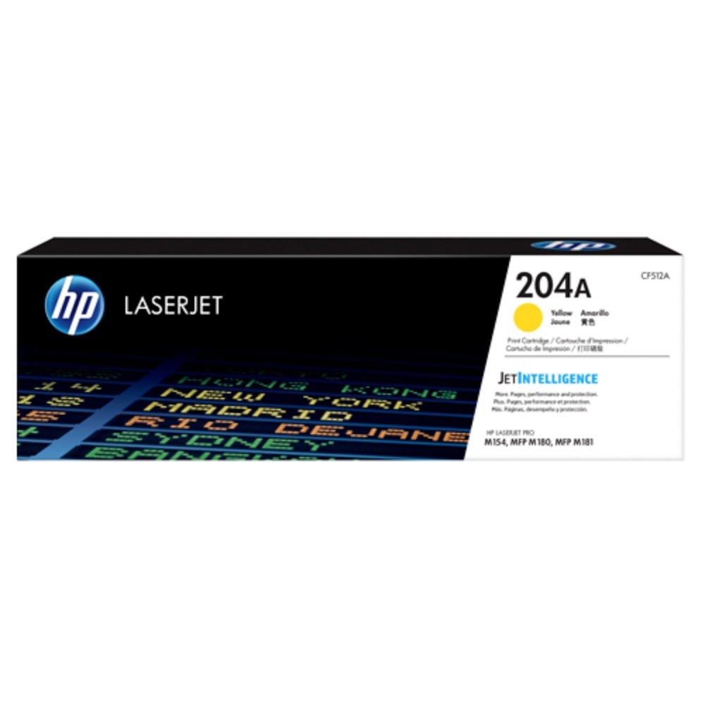 HP 204A 黃色 原廠 LaserJet 碳粉匣 CF512A