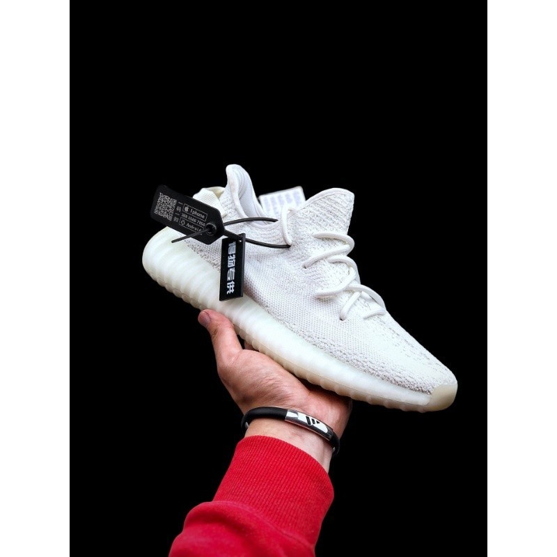 【原裝有貨】Yeezy Boost 350 V2'白色白冰淇淋男女通用籃球鞋網球