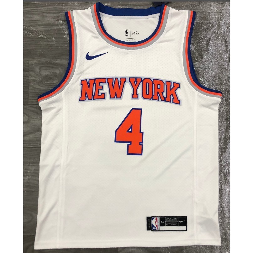 熱賣球衣 ROSE New York Nicks 4# NBA jersey 白色籃球球衣熱壓球衣