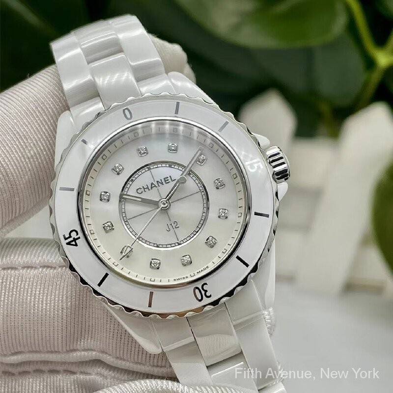 J12系列H5704最新款女士石英鑽刻腕錶33MM 520禮物 生日禮物 禮品