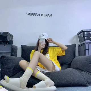 柳惠珠襪子 潮牌撞色日系復古雙針粗線襪子男女ins潮 百搭中筒襪純棉長襪