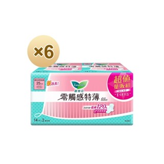 蕾妮亞零觸感特薄量多日用加長25cm 14片x2 x6件組(共12包)