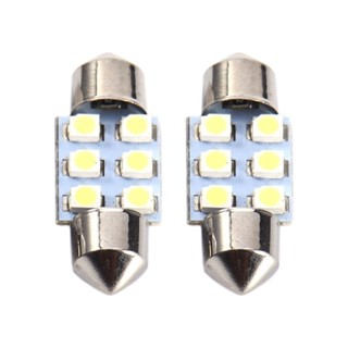 臺灣出貨車上小燈汽車LED燈 車頂燈31mm 36mm 雙尖燈6SMD 1210 3528 閱讀燈 室內燈 HDVW