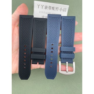 代用卡地亞卡歷博橡膠錶帶CALIBRE膠帶倫敦坦克柔軟橡膠手錶帶23/24mm
