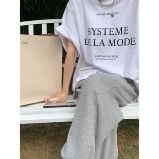臺灣 2025年新款中長款寬鬆ins別緻上衣女百搭夏季設計感小眾白色韓版 大尺碼短袖 美式短袖 短袖女 短袖上衣