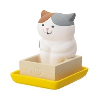 😻日貨配😻 臺灣現貨 正版 DECOLE 貓咪泡腳造型室內 加濕器 環保加濕器 (附託盤)