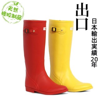 雨鞋女士橡膠高筒雨靴防水鞋女款最新款秋冬款輕便成人時尚雨水鞋20240411