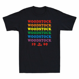 Love 男士復古音樂節和平 T 恤 Woodstock Art 1969
