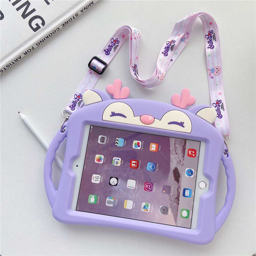 兒童可愛星黛露保護套適用於 iPad Air 11 (M2) 2024 Mini 1 2 3 4 5 6 Pro 10.