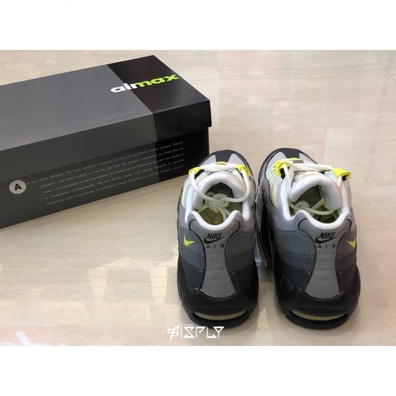 高品質現成運動鞋 NK Air Max 95 和 Neon CT1689-001 灰綠色