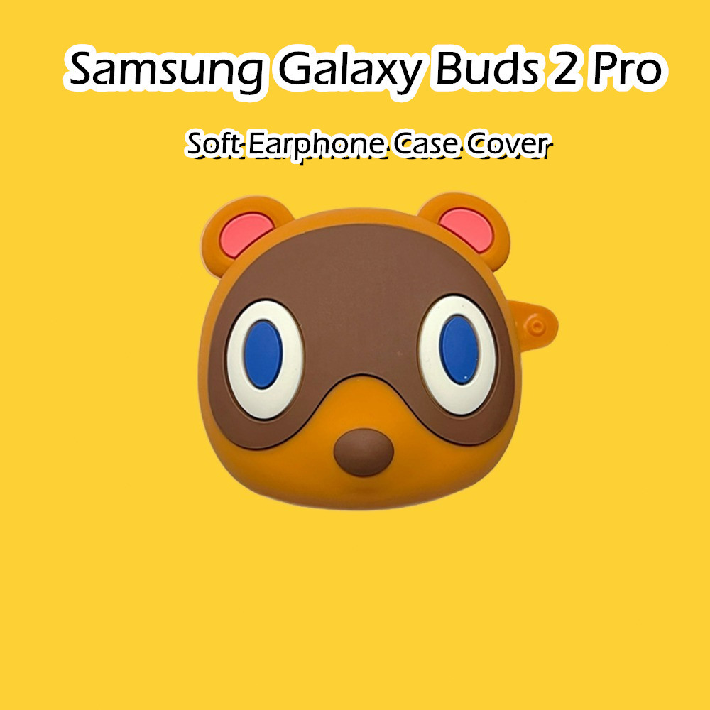 SAMSUNG [快速發貨] 適用於三星 Galaxy Buds 2 Pro 保護套時尚創意卡通軟矽膠耳機套保護套 NO