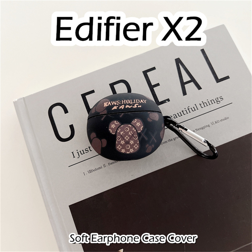 EDIFIER 【快速發貨】適用於漫步者X2保護套甜美可愛卡通TPU軟矽膠耳機套保護套