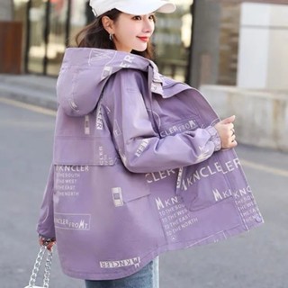 風衣女韓版寬鬆BF原宿春秋上衣2024新款夾克休閒工裝百搭短版外套20250313