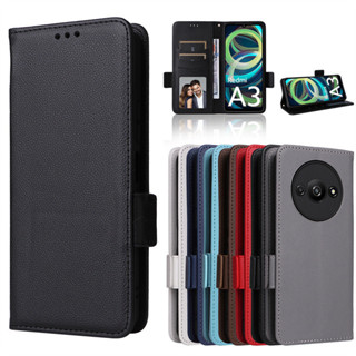 免運✅臺灣現貨✅適用小米 紅米A3手機殼Redmi A3手機皮套插卡支架多功能皮殼掛繩跨境款防摔手機殼保護套