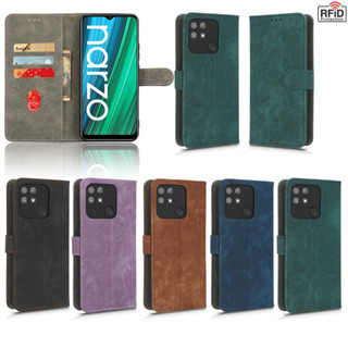免運✅臺灣現貨✅適用OPPO Realme Narzo 50A手機殼插卡支架手機皮套掛繩錢包外貿保護套
