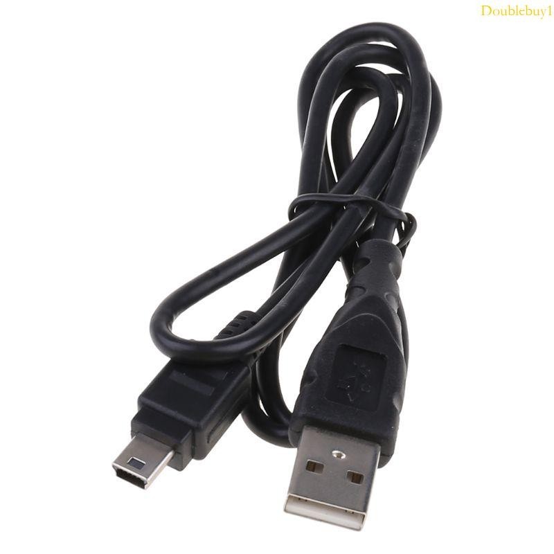 Dou 0 8m 迷你 USB 數據線迷你 USB 轉迷你 USB 數據線 5 針 B 用於 MP3 MP4 播放器相機