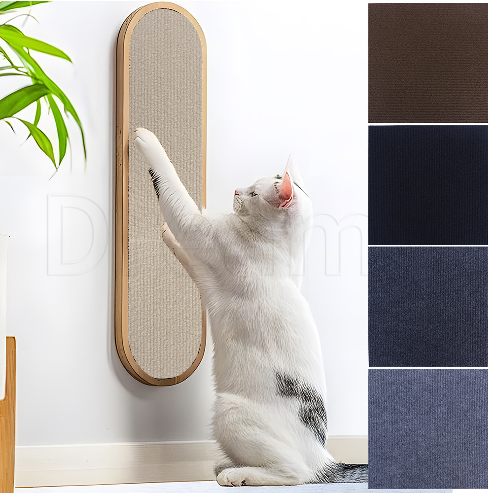 防貓抓墊 - 耐磨板 - 可切割 DIY 沙發牆保護 - 攀爬貓抓貼紙 - 自粘地毯 - 貓爬墊 - 無紡布