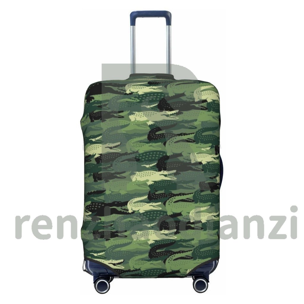 迷彩行李箱蓋彈性可水洗可拉伸行李保護套防刮旅行行李箱蓋(18-32寸行李箱)