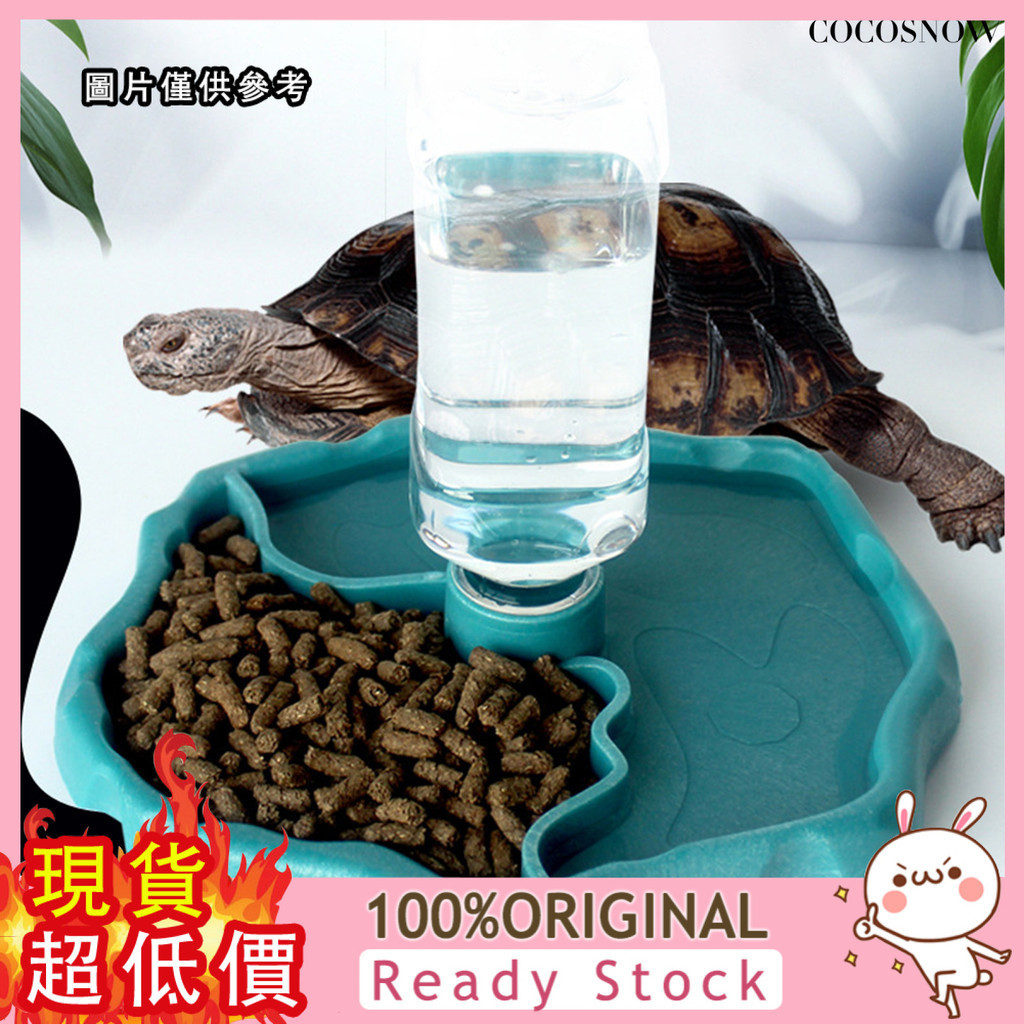 [迪曼]  爬寵陸龜蜥蜴爬蟲自動飲水機水盆飲水器自動蓄水盤餵食器（頻道）