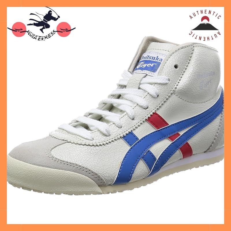 [ASICS Tiger] 运动鞋 MEXICO Mid Runner1 白色/蓝色 22.5厘米 2E