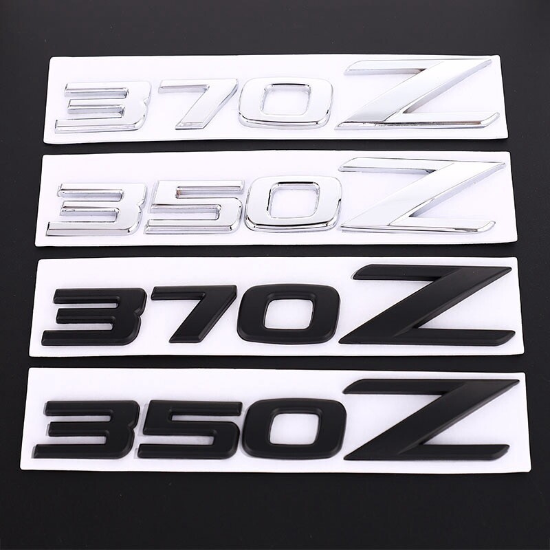 NISSAN 2021 新款升級 2021 新款 3D 金屬汽車貼紙後部標誌徽章徽章貼紙貼花適用於日產 350Z 370