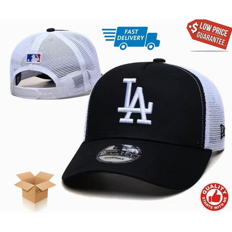 高品質帽子洛杉磯道奇隊棒球帽男式女式 MLB 9fifty 成人網眼卡車司機帽高爾夫帽刺繡可調節帽子