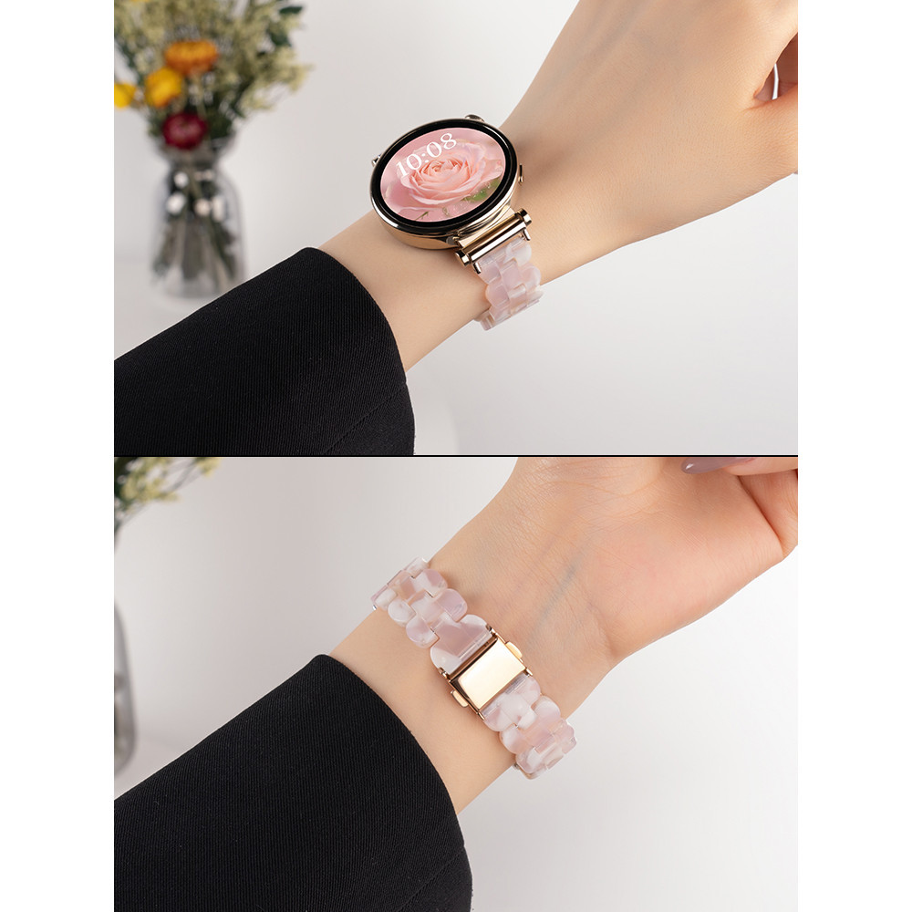 適用 佳明手錶Garmin Lily2 樹脂 透氣多色 輕奢創意 錶帶 lily2 時尚個性百搭潮流腕帶14mm通用