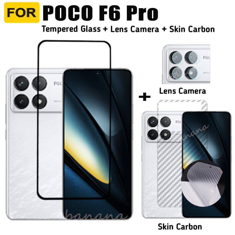 適用於 Poco F6 Pro 鋼化玻璃 Poco F6 F5 Pro F4gt X6 Pro X5 Pro X4 Pr
