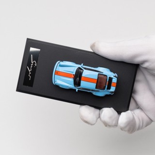 [限時下殺]汽車模型 [24小時髮貨]春節髮AC RM 1/64 保時捷 Singer Turbo Study 930