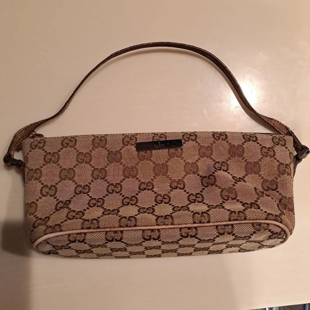 GUCCI 古馳 飾品 小包包 迷你包 GG Canvas 帆布 日本直送 二手