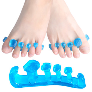 現貨⚡分趾器⚡ 2只矽膠五指分離器拇指外翻矯正器腳趾重疊分趾器分離防磨腳趾套