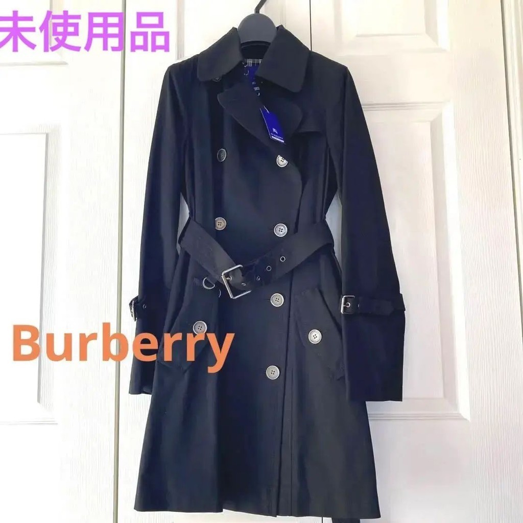 近全新 Burberry 博柏利 外套 長版風衣 大衣 藍標 mercari 日本直送 二手