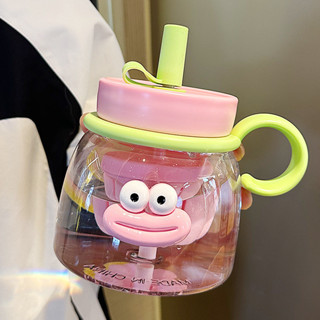 吸管水壺 大容量水壺 大肚杯 透明水壺 手提花茶杯 咖啡杯 樂扣隨行杯 環保杯 隨行杯 搖搖杯 飲料杯 大象杯 奶茶杯