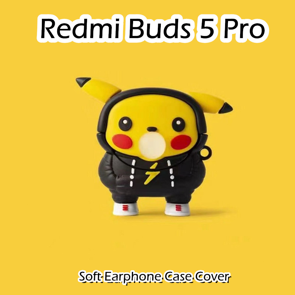 [快速發貨] 適用於 Redmi Buds 5 Pro 保護套動漫卡通造型軟矽膠耳機套保護套 NO.2