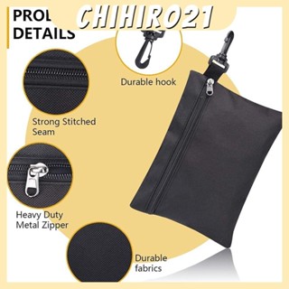 CHIHIRO21拉鏈袋,經久耐用帆布工具袋,多功能防水大容量工具管理器