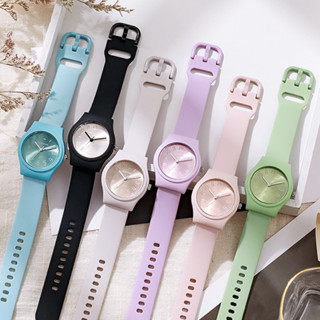 學生手錶數字糖果色時尚女錶休閒矽膠石英兒童手錶