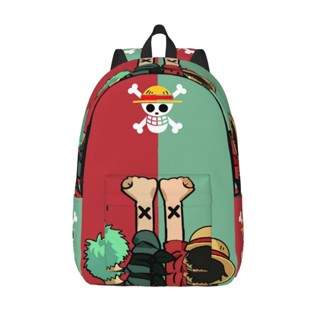 海賊王航海王路飛筆記本電腦背包、帆布包、大學書包、旅行背包、男士女士工作包、多種尺寸、運動、購物