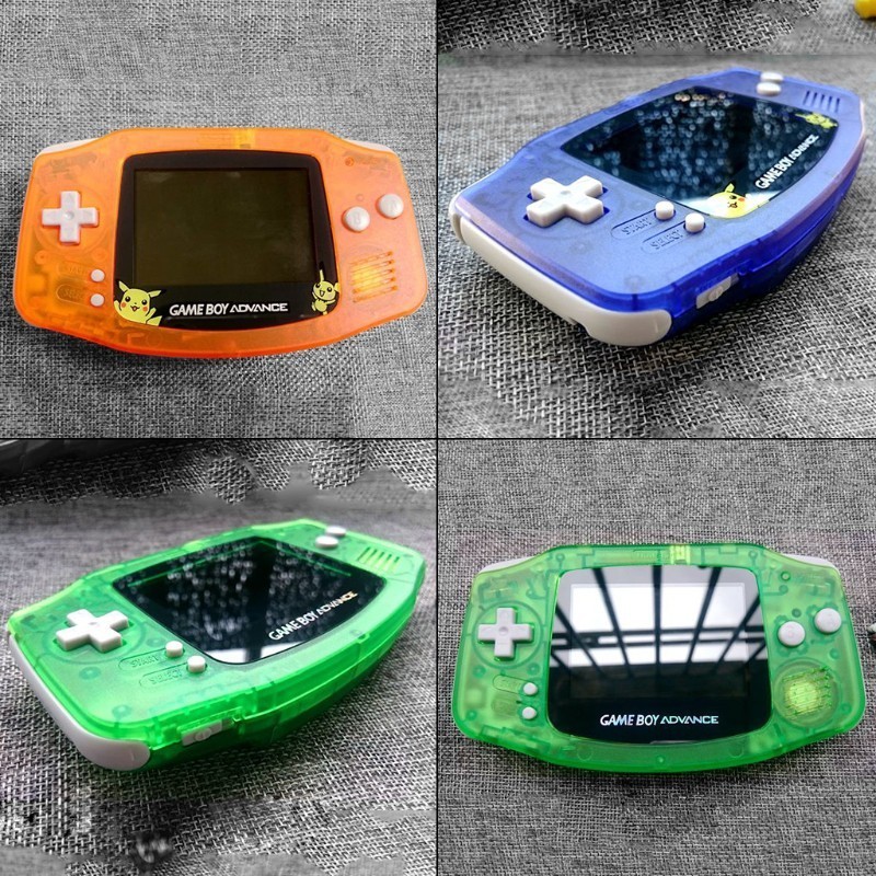 LATAN-Nintendo GameBoy Advance GBA的透明全套保護套維修配件套件