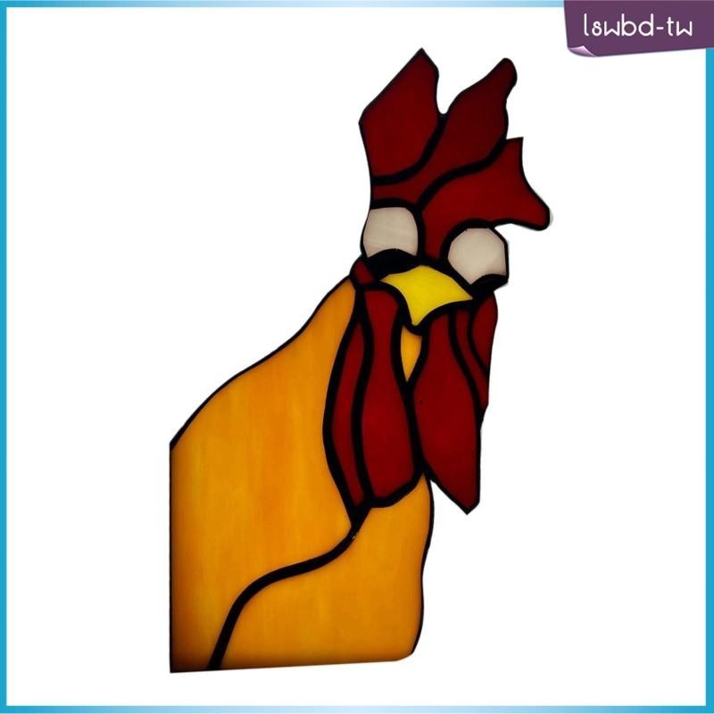 [lswbd] 農舍家用桌面窗角裝飾有趣的雞雕像